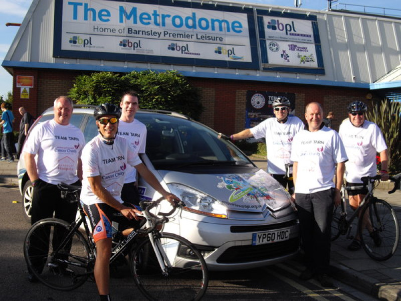 Main image for Team Tarn ready for long-distance ride
