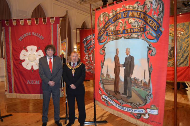 Main image for NUM banner exhibition opens