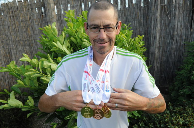 Main image for Athlete brings home golds despite family loss