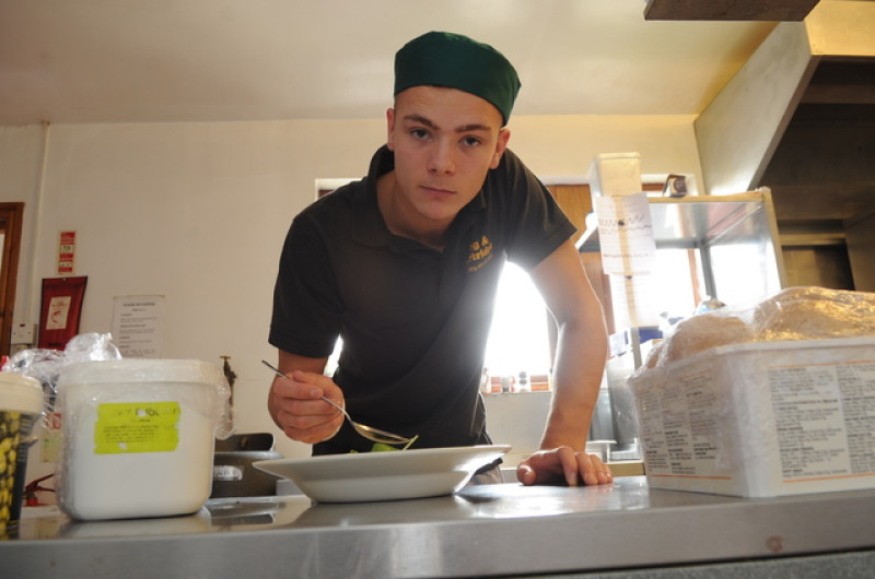 Main image for Teenage chef lands dream job