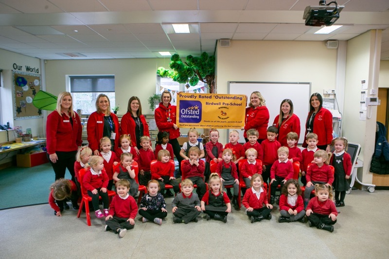 OUTSTANDING: Birdwell pre-school play group received an outstanding grade from Ofsted. Picture Shaun Colborn PD092906