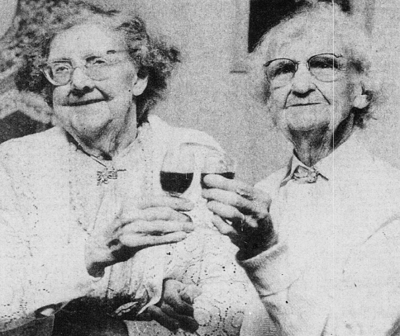Main image for 1977: Friends celebrate 100th birthdays together