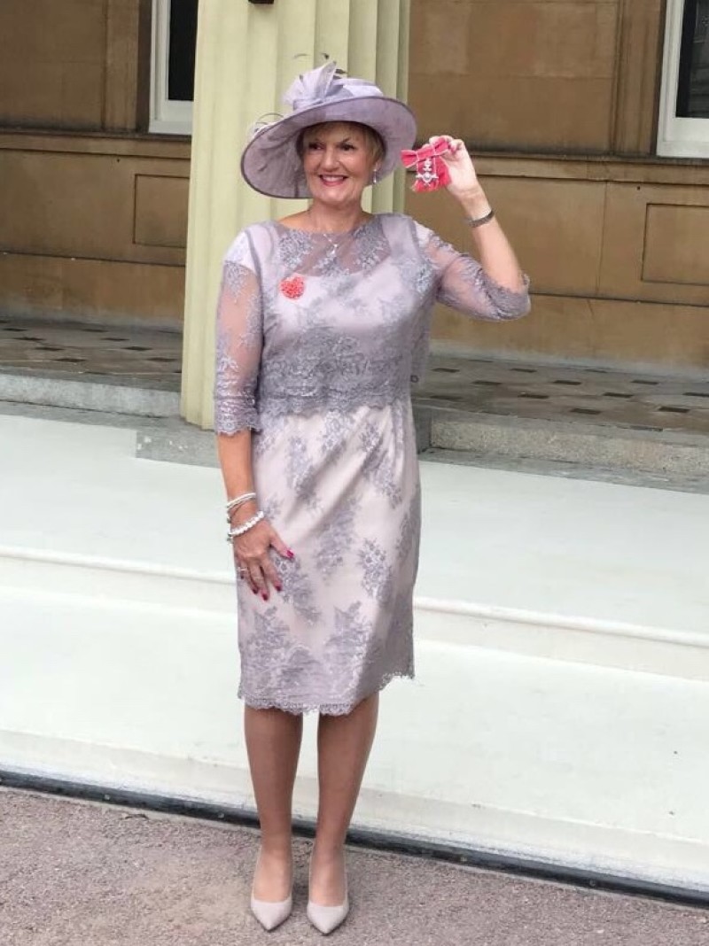 Main image for ‘Incredible day’ as head teacher receives her MBE