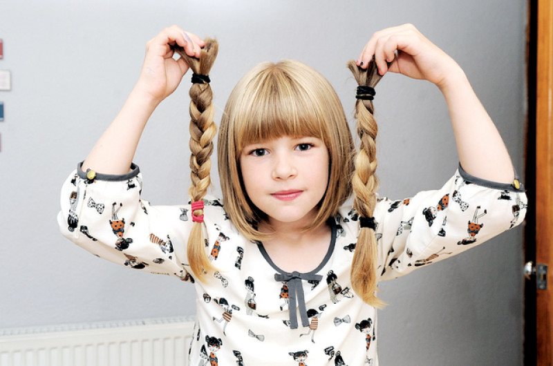 Main image for Lovely locks donated by lass
