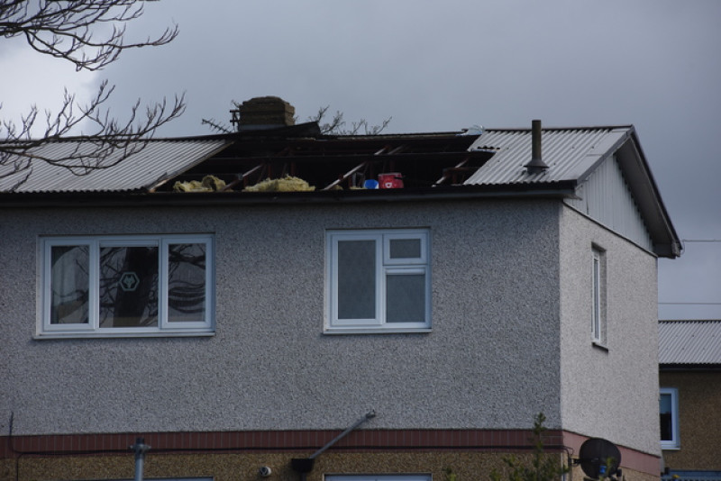 Main image for Roof comes off after strong winds