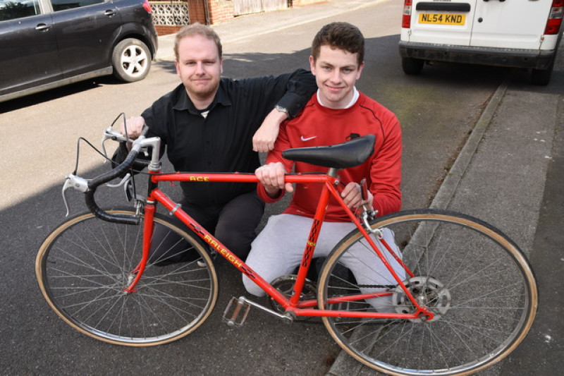 Main image for Cousins join forces for sponsored cycle ride