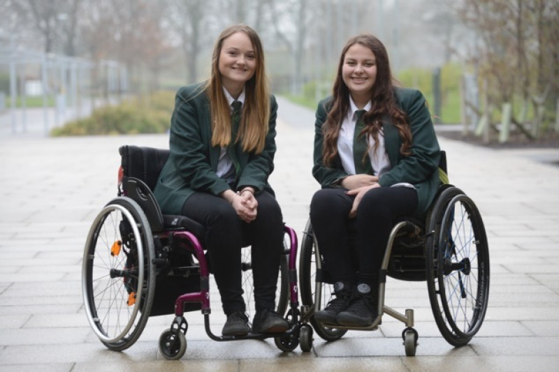Main image for Teenager to spend week in wheelchair to understand friend’s illness