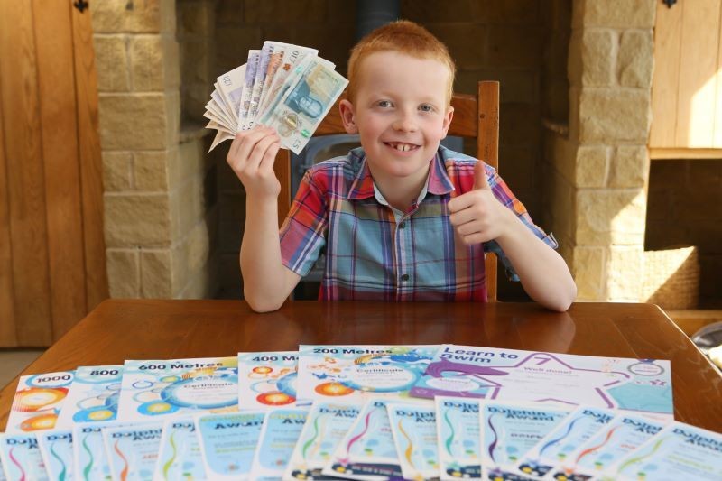 Main image for Young swimmer raises money for Sport Relief
