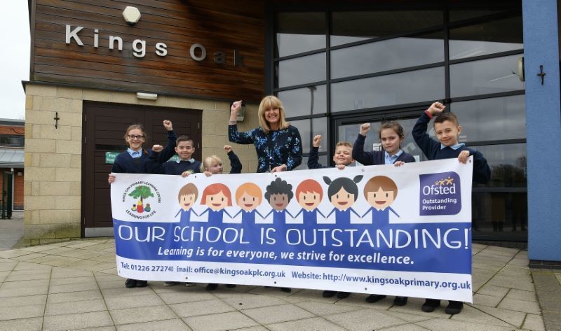 Main image for First ‘outstanding’ rating for school