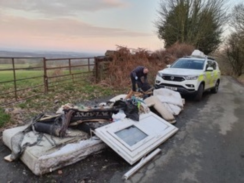 Main image for First-jailed fly-tipper breaches conditions