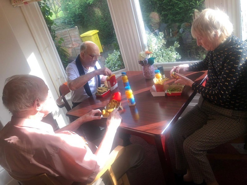 Main image for Care home residents enjoy first ever McDonald’s before closure