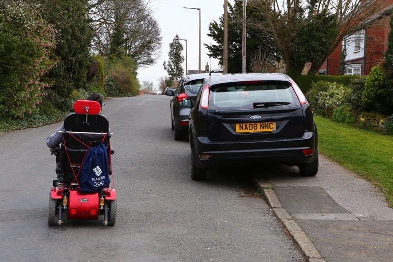 Main image for Disabled man blasts motorists’ pavement parking