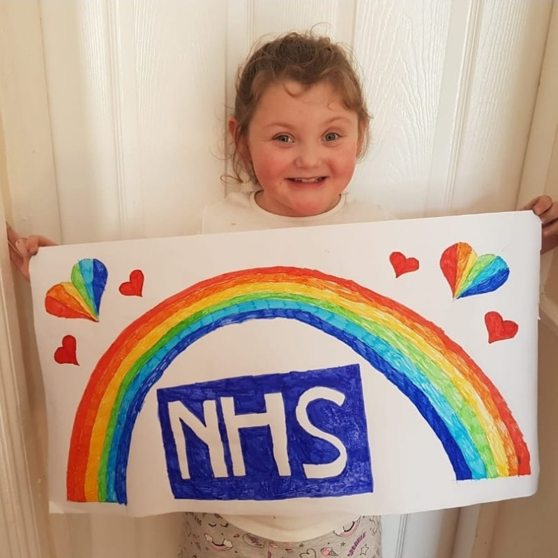 Main image for NHS thanked by town’s well-wishers
