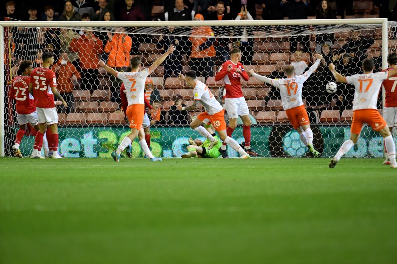 Blackpool's second goal
