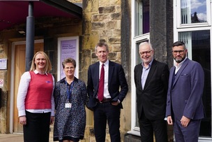 VISIT: Barnsley Central MP paid a visit to Weston Park on Friday. Pictured: Emma Clarke, Patricia Fisher, Steve Wragg, Darren Hayes and Dan Jarvis.