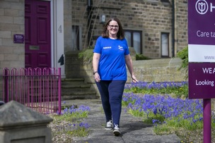 2 million steps: Helen Brown marching on . Picture Shaun Colborn PD092071