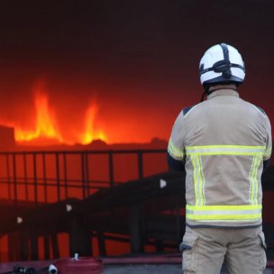 Firefighters hope to leave Grange Lane fire site later today Image