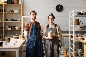 Couple share a passion for pottery Image