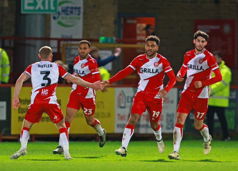 Main image for Reds beaten at Stevenage after taking lead