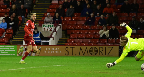 Mael error gifts Exeter win at Oakwell Image