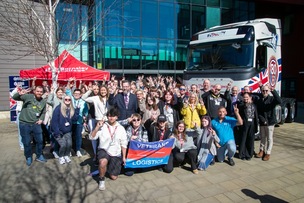 VE DAY READY: Barnsley College launch its digital tribute ahead of the big day. Picture: Shaun Colborn.