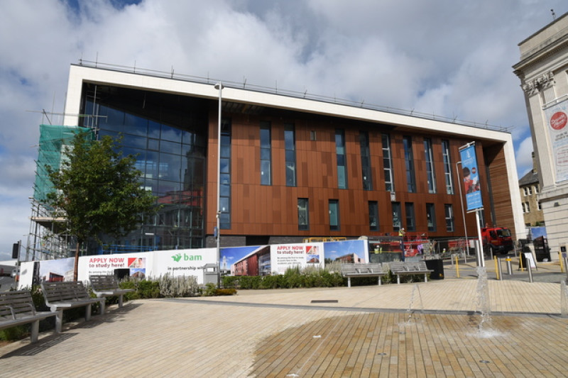 Main image for Work on schedule for new Barnsley College