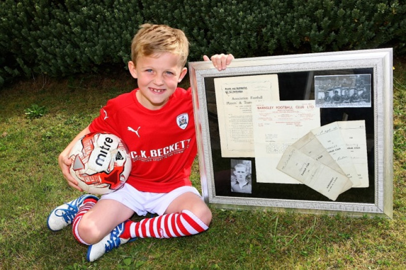 Main image for Footballer following in grandfather’s footsteps