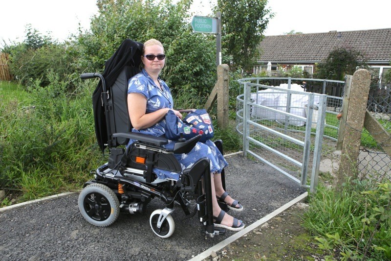 Main image for Wheelchair user hits out at gate