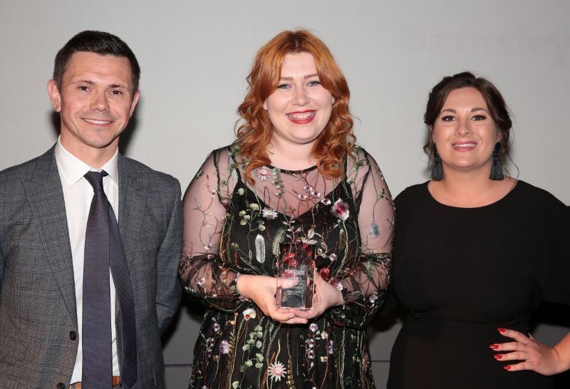 Main image for Jamie-Leigh excels to take home leading apprenticeship award