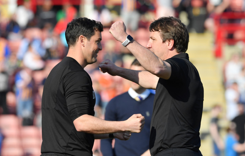 Main image for 'Mixed emotions' but Tonge and Stendel delighted that Barnsley stayed up 