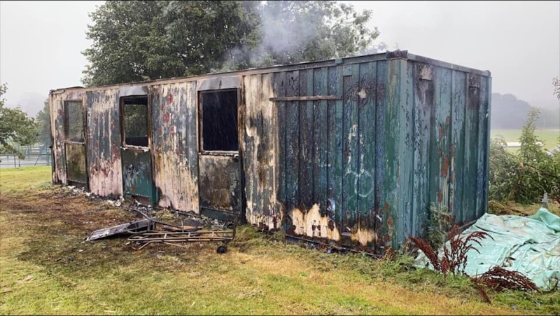 Main image for Sports club targeted by arsonists