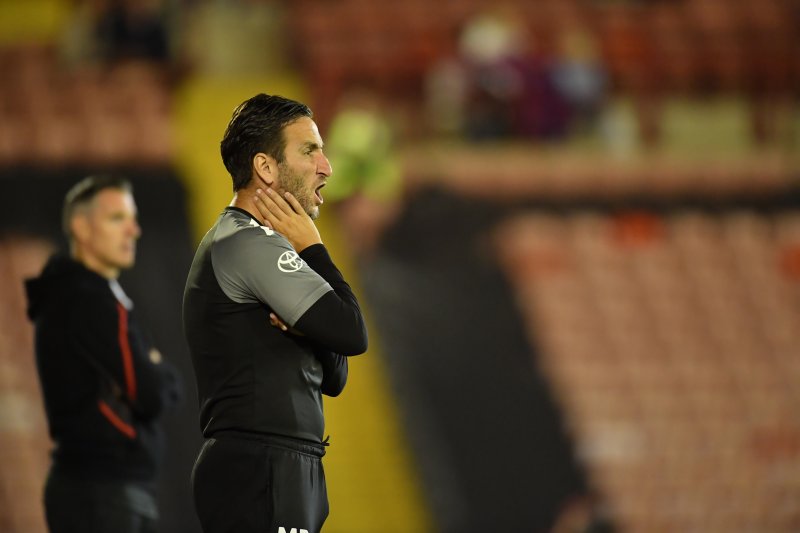 Martin Paterson was in the dug-out with Michael Duff in the stands