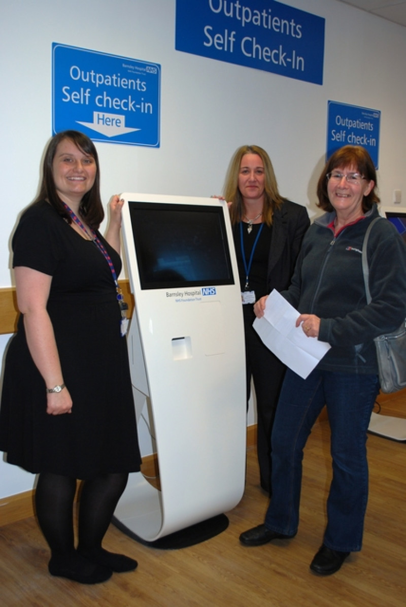 Main image for Self check-in kiosks introduced for outpatients at hospital