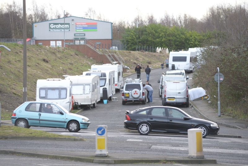 Main image for Travellers move to Sandygate Lane