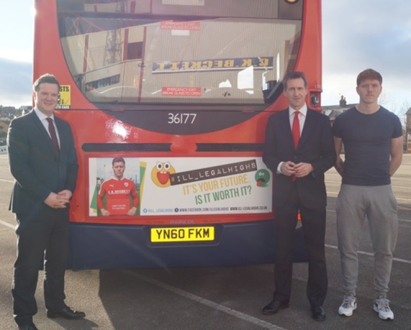 Main image for Legal highs message put on buses