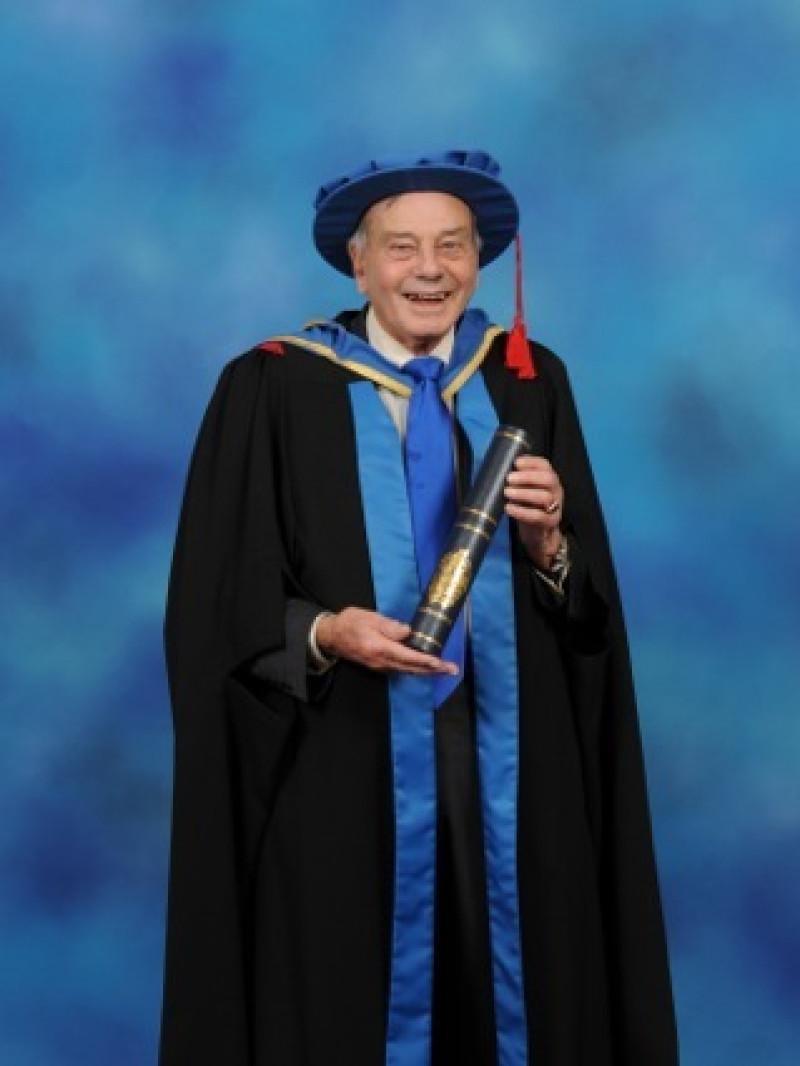 Main image for Dickie receives honorary doctorate