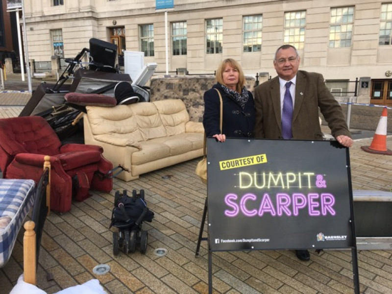 Main image for Councillors urge householders to dispose of rubbish through council