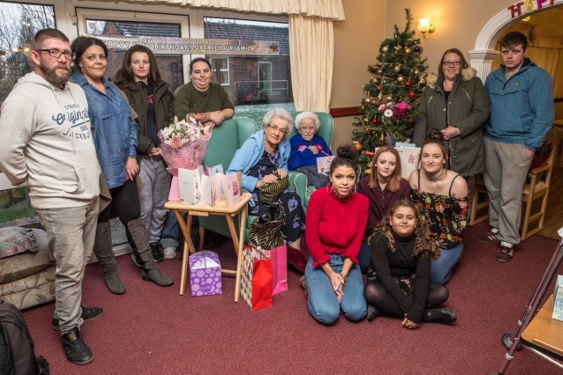 Main image for Christine shares care home with 104-year-old mum