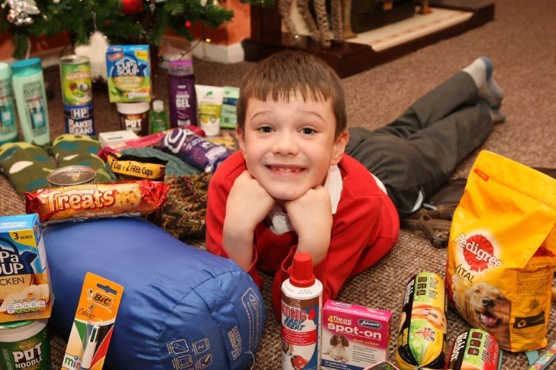 Main image for Seven-year-old on mission to help the homeless