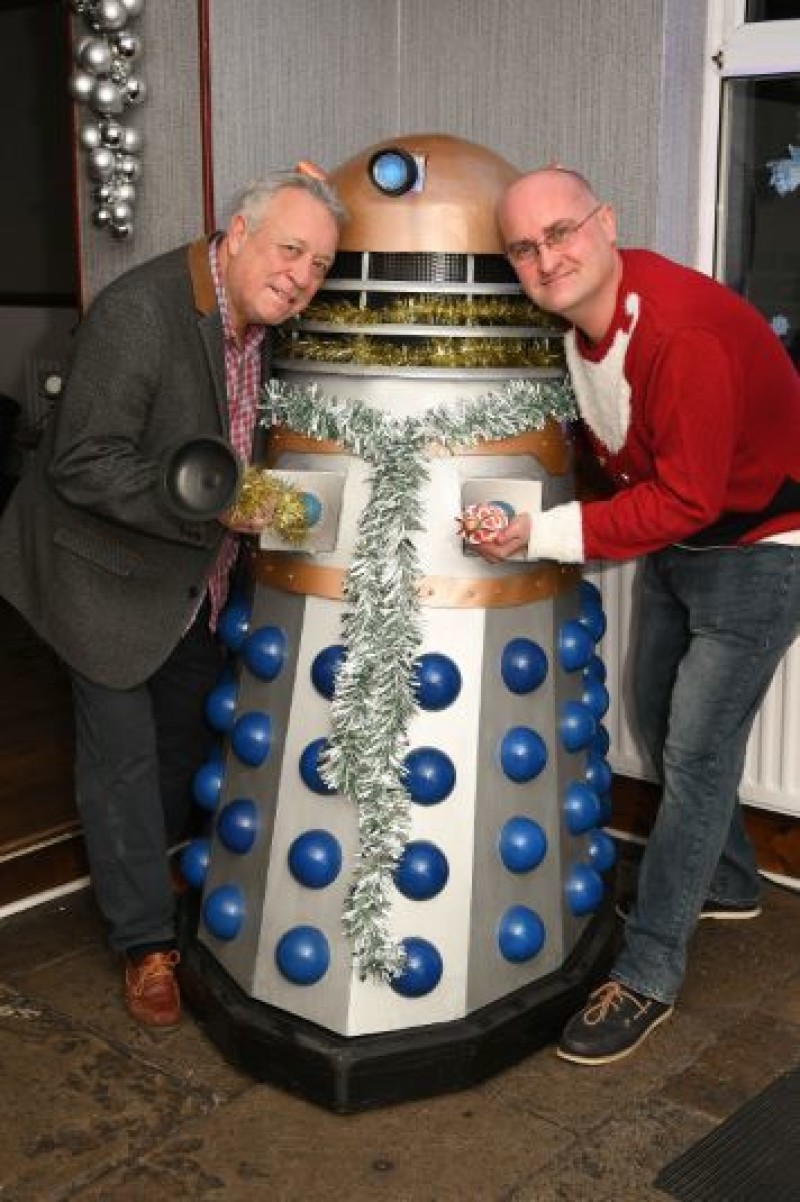 Main image for Dalek drinks up festive spirit at The Prospect