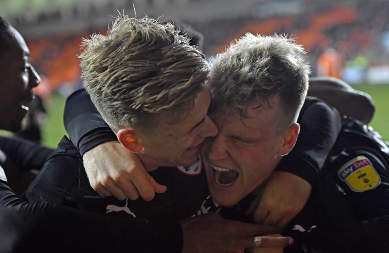 Main image for Barnsley end winless run with success at Blackpool 