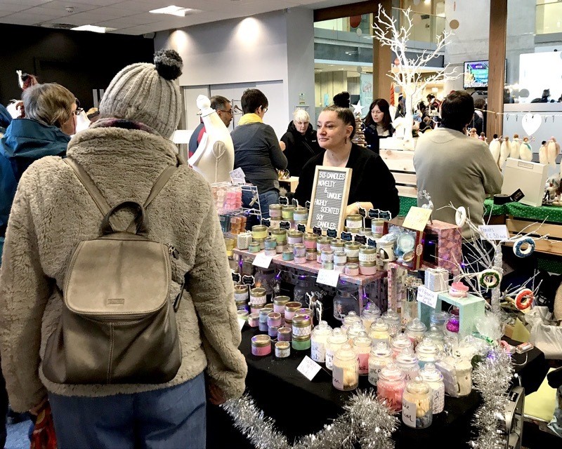 Main image for Busy day of trading at crafters’ market day