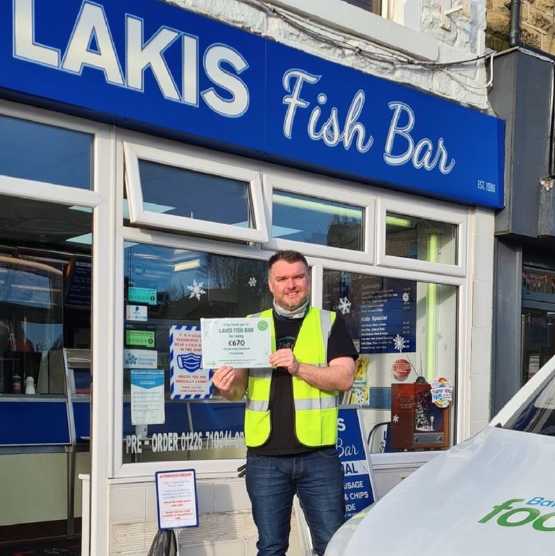 Main image for Chippy’s customers raise cash for foodbank