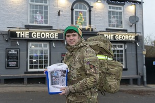 Main image for Army medic raises cash for charity