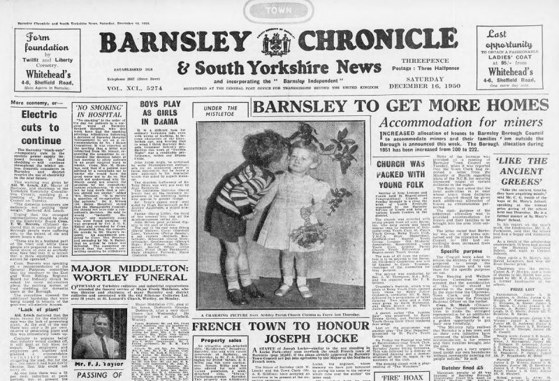 Main image for From the archives - free download of Barnsley Chronicle - December 1950