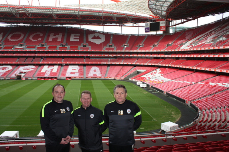 Main image for Oakwell staff teach Rui Costa and co as part of link between Reds and Benfica