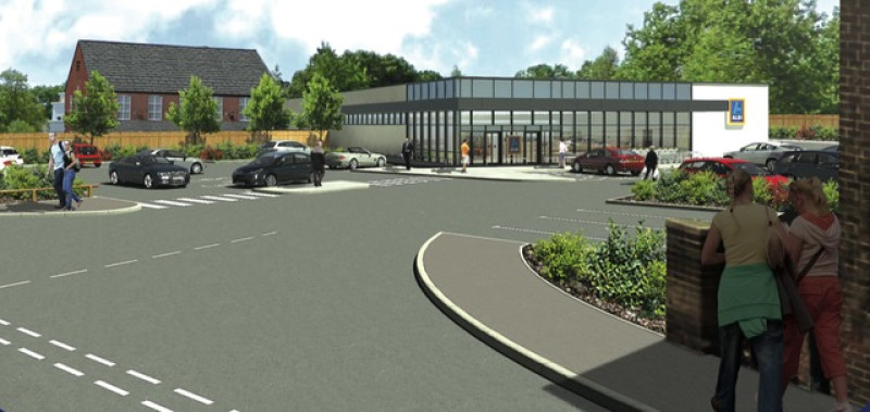 Main image for Work starts on new Aldi store