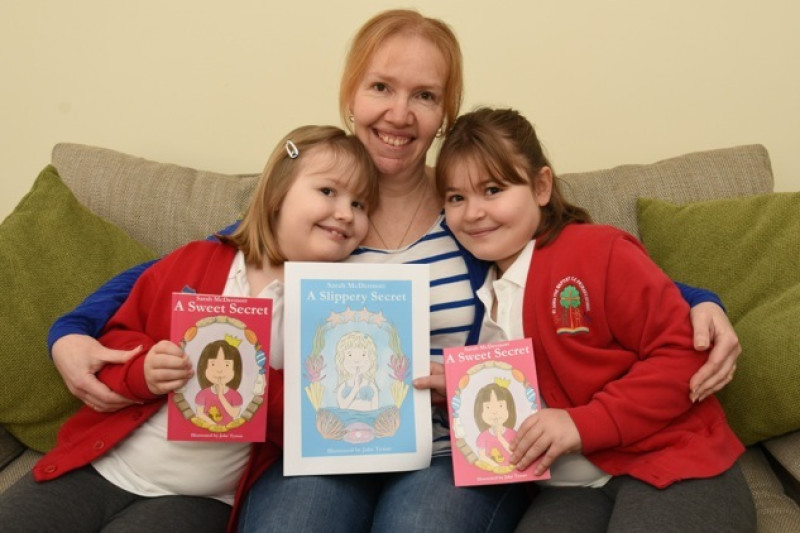 Main image for Children’s author pens books starring daughters