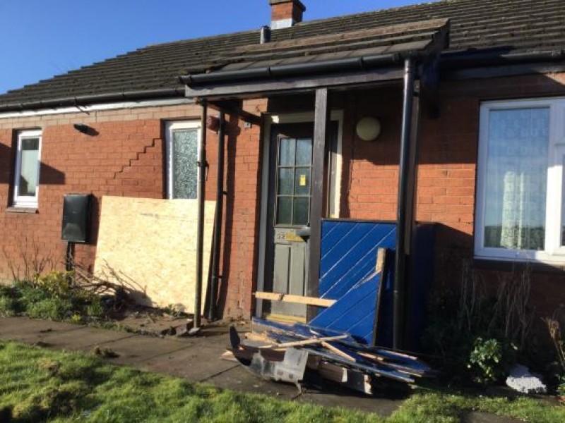 Main image for Driver smashed into bungalow before driving off