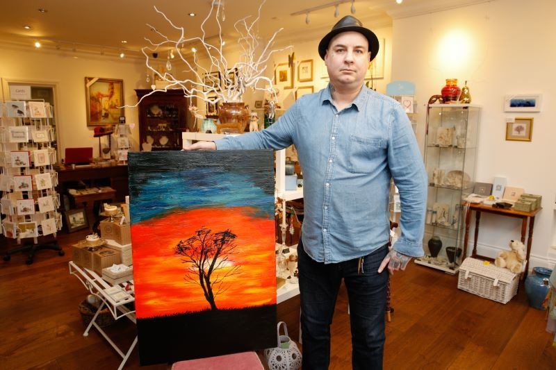 Main image for A brush with art has changed Darren’s life